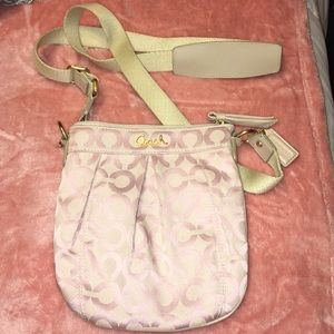 Baby pink Coach purse